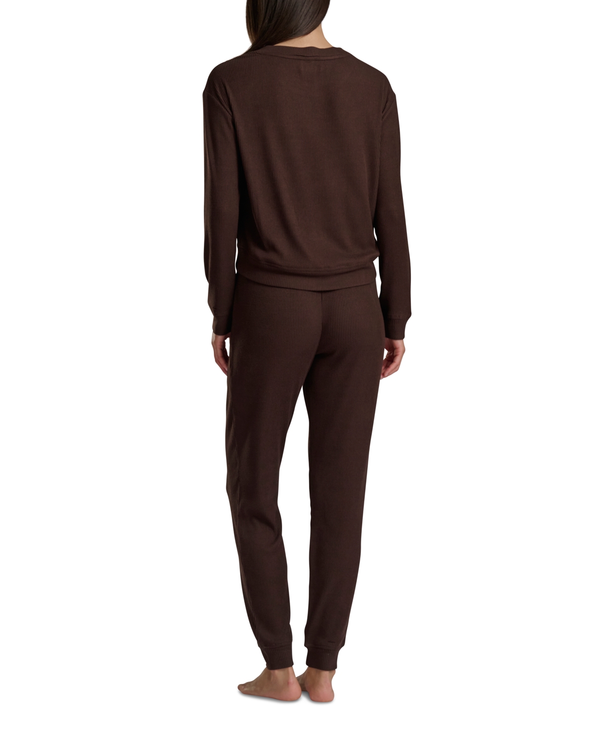 Tommy Hilfiger Women's 2-piece Long Sleeve Cardigan And Pants Set In Brown