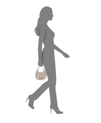 Crystal Mesh Zipper Hobo Bag