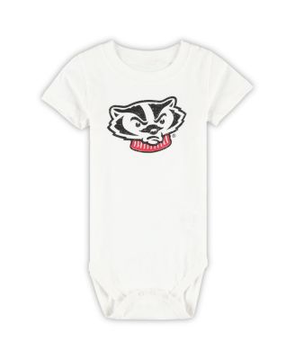 Baby Boys and Girls 3-Pack Wisconsin Badgers Bodysuit Set