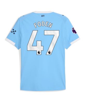 Men's Phil Foden Sky Blue Manchester City 2025/26 Home Authentic Player Jersey