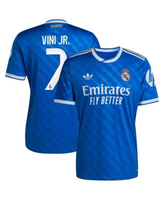 adidas - Men's Vinicius Junior Blue Real Madrid 2025/26 Third Replica Player Jersey
