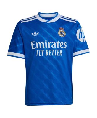 Big Boys and Girls Vinicius Junior Blue Real Madrid 2025/26 Third Replica Player Jersey