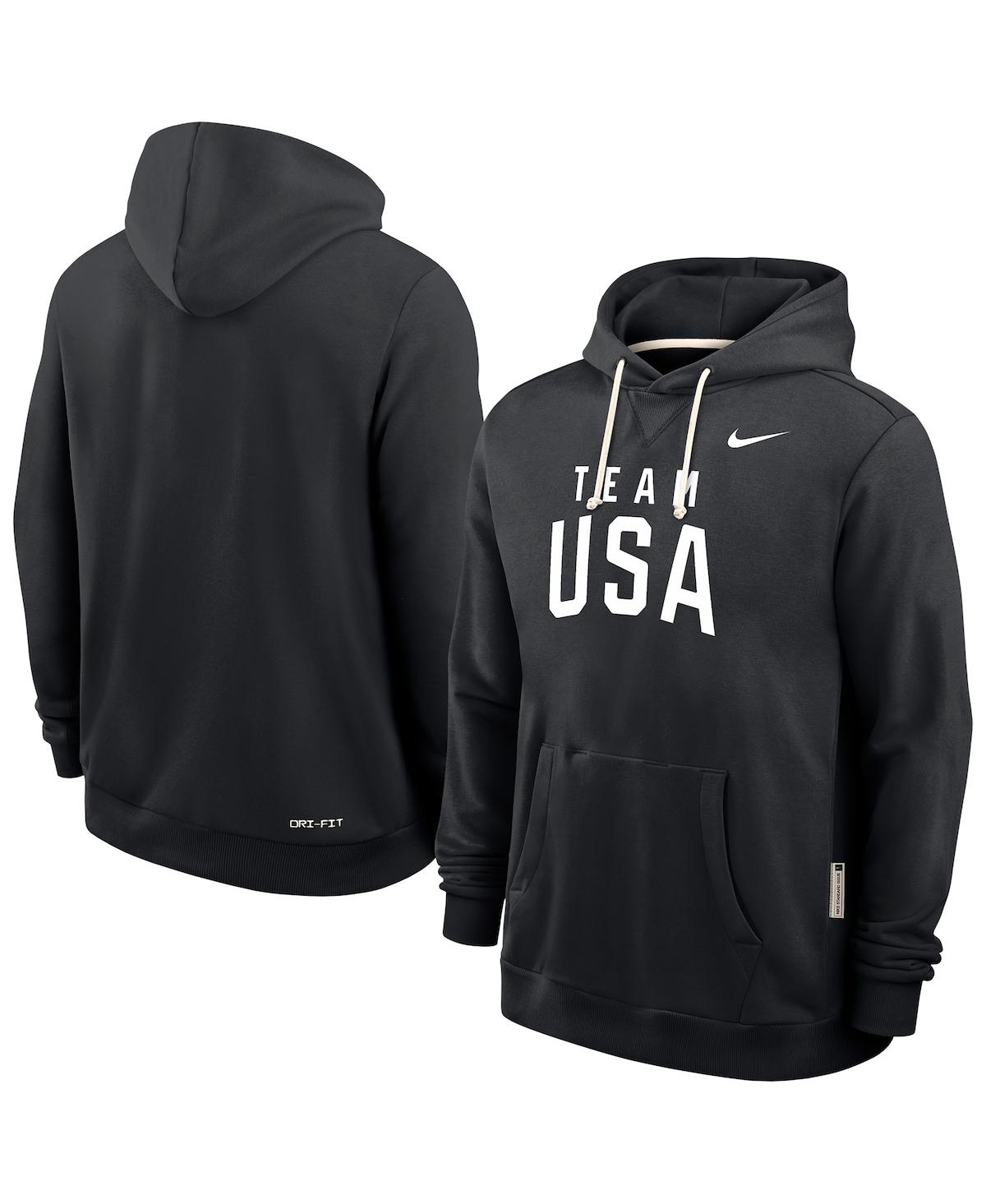 Nike Men's Black Lightweight Dri-fit Long Sleeve Hoodie T-shirt In Black