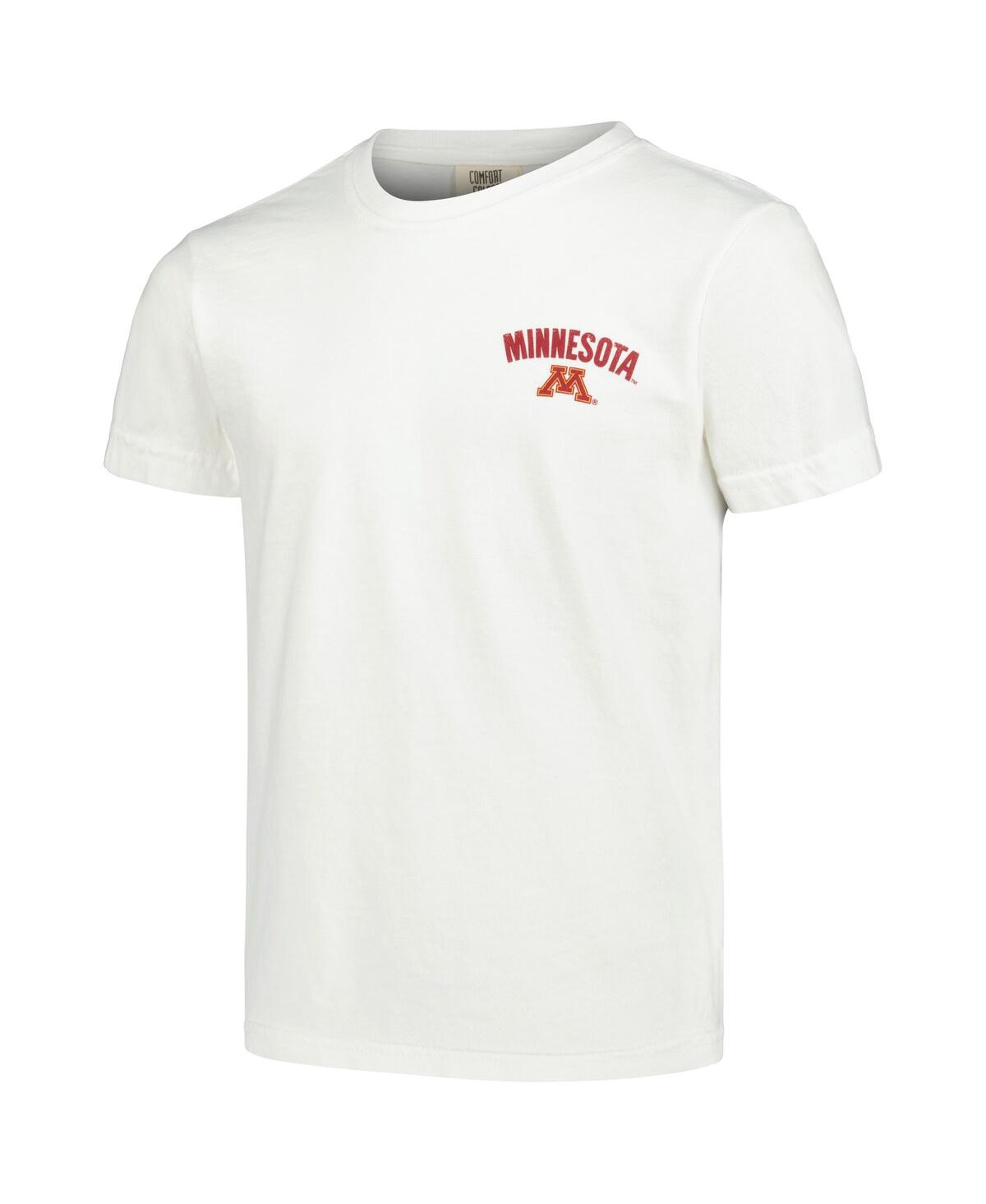 Image One Big Boys And Girls White Minnesota Golden Gophers Hyperlocal Comfort Colors T-shirt In Multi