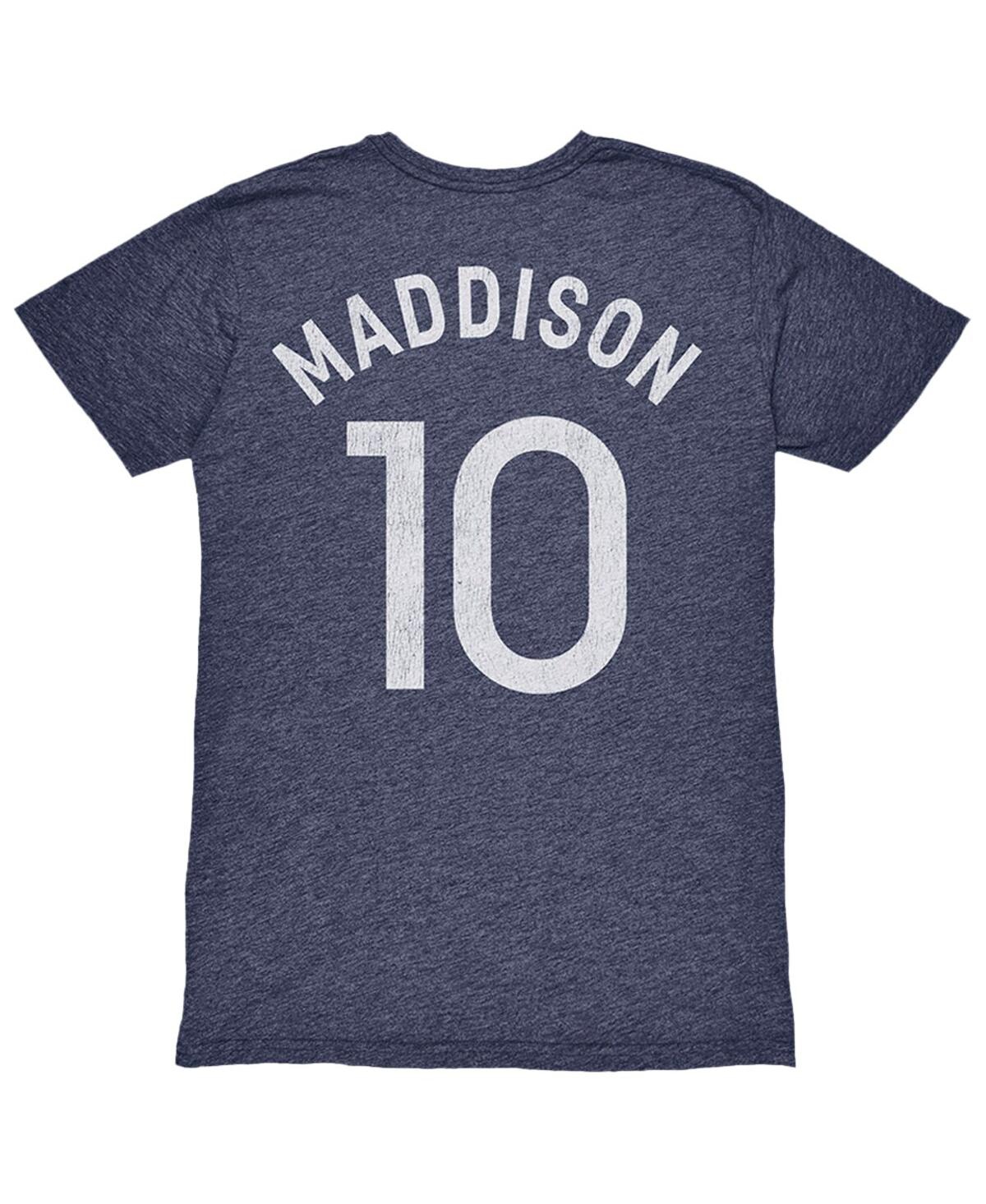1863fc Men's James Maddison Heather Navy Tottenham Hotspur Player Name Number Twisted Tri-blend Slub T-shir In Blue