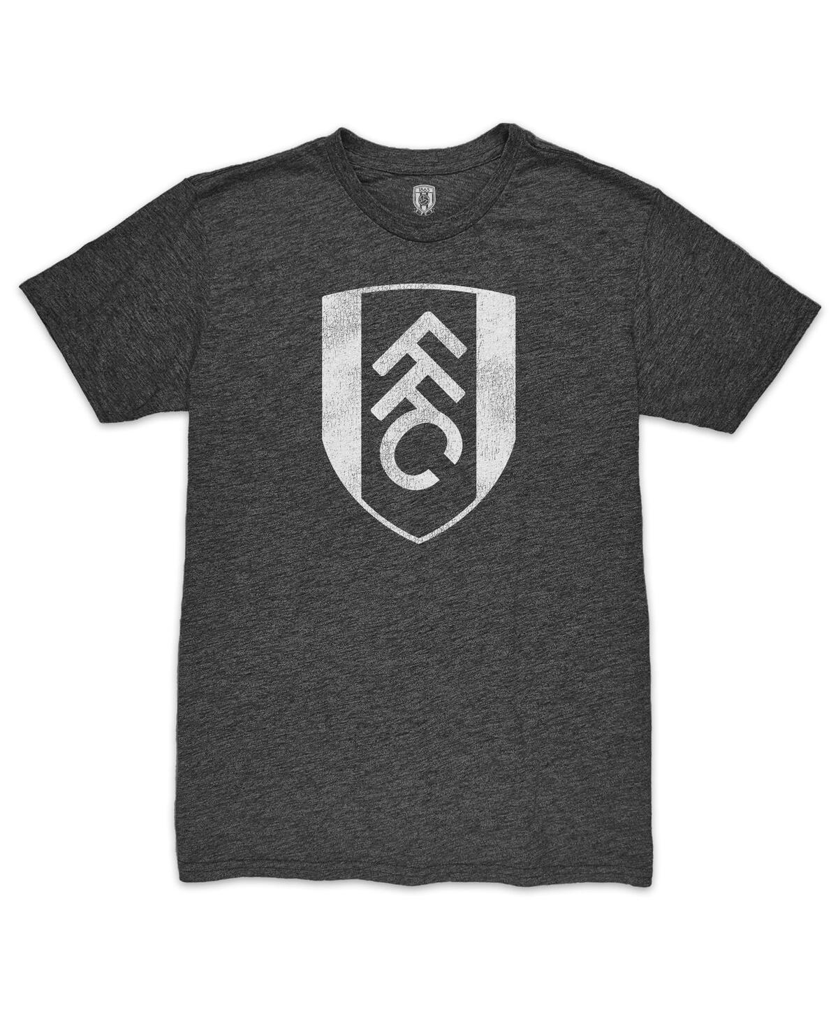 1863fc Men's Tim Ream Heather Black Fulham Player Name Number Twisted Tri-blend T-shirt In Black