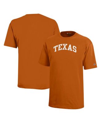 Champion - Big Boys and Girls Texas Orange Texas Longhorns Team Arch T-Shirt