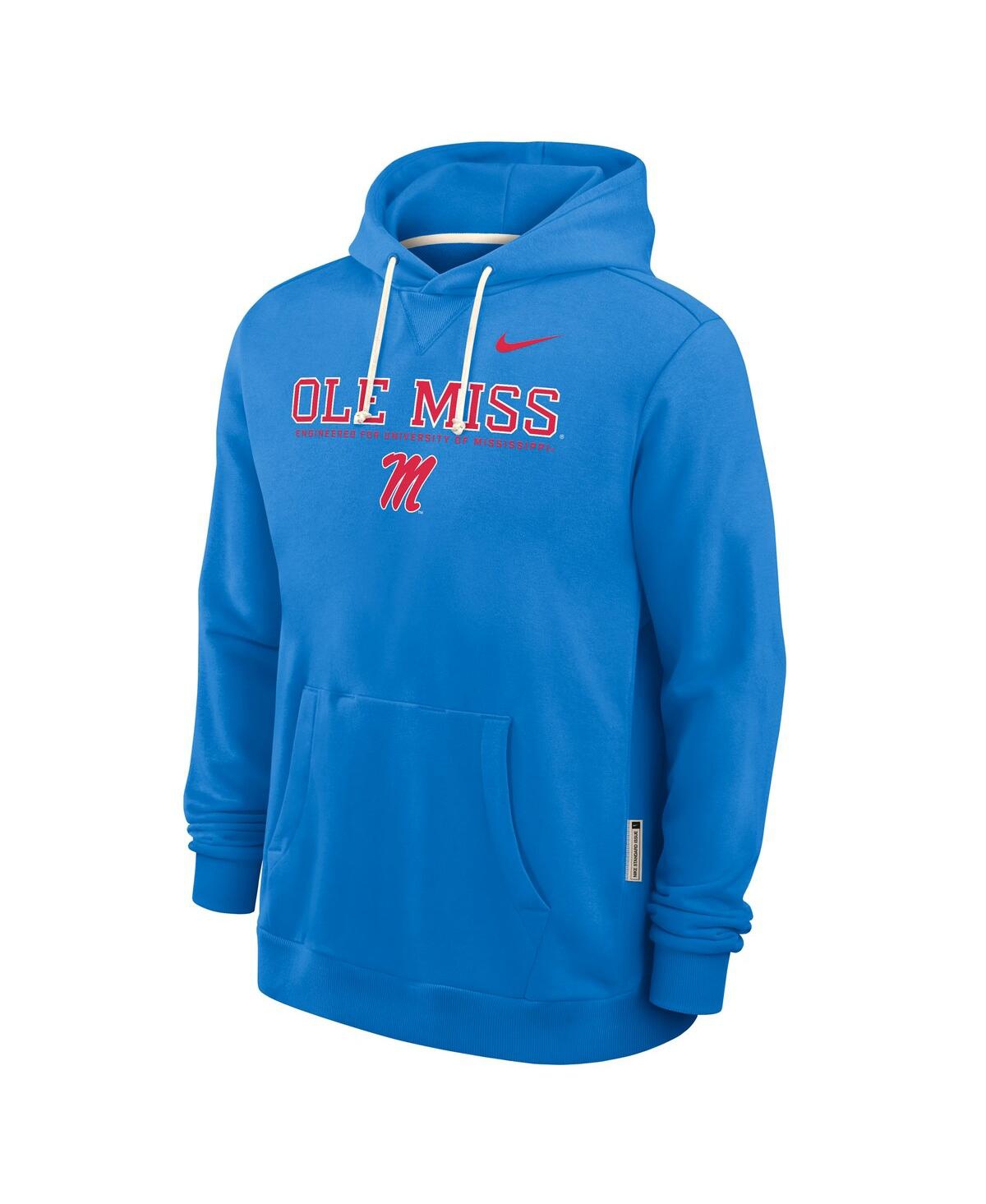 Nike Men's Powder Blue Ole Miss Rebels 2025 Sideline Standard Issue Dri-fit Hoodie In Blue