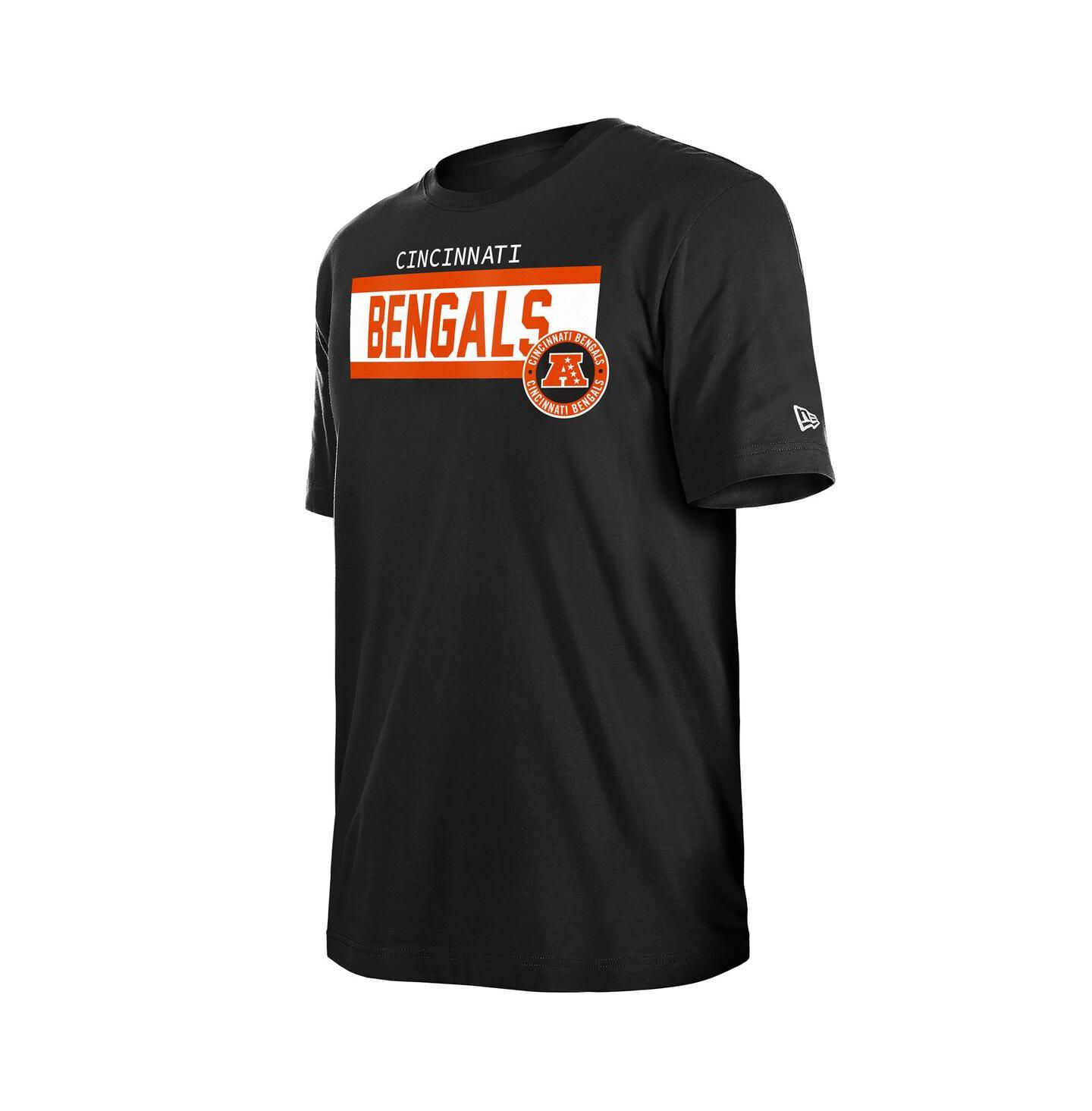 Мужская футболка New Era Black Cincinnati Bengals 3rd Down High Density Print — фото 3