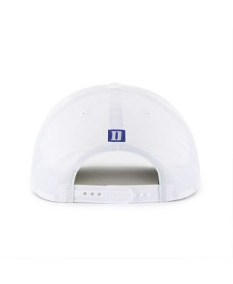 Men's White Duke Blue Devils Fairway Hitch Adjustable Hat
