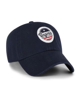 Men's Navy Virginia Cavaliers Clean Up Adjustable Hat