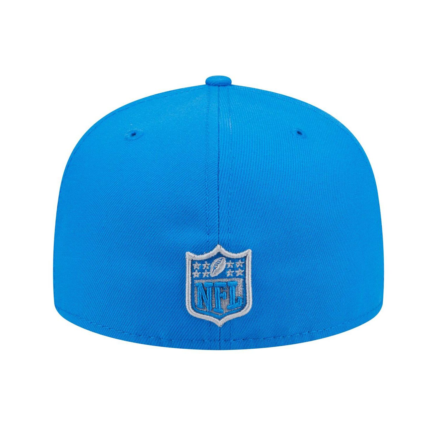 Men's Blue Detroit Lions Oversized 59FIFTY Fitted Hat