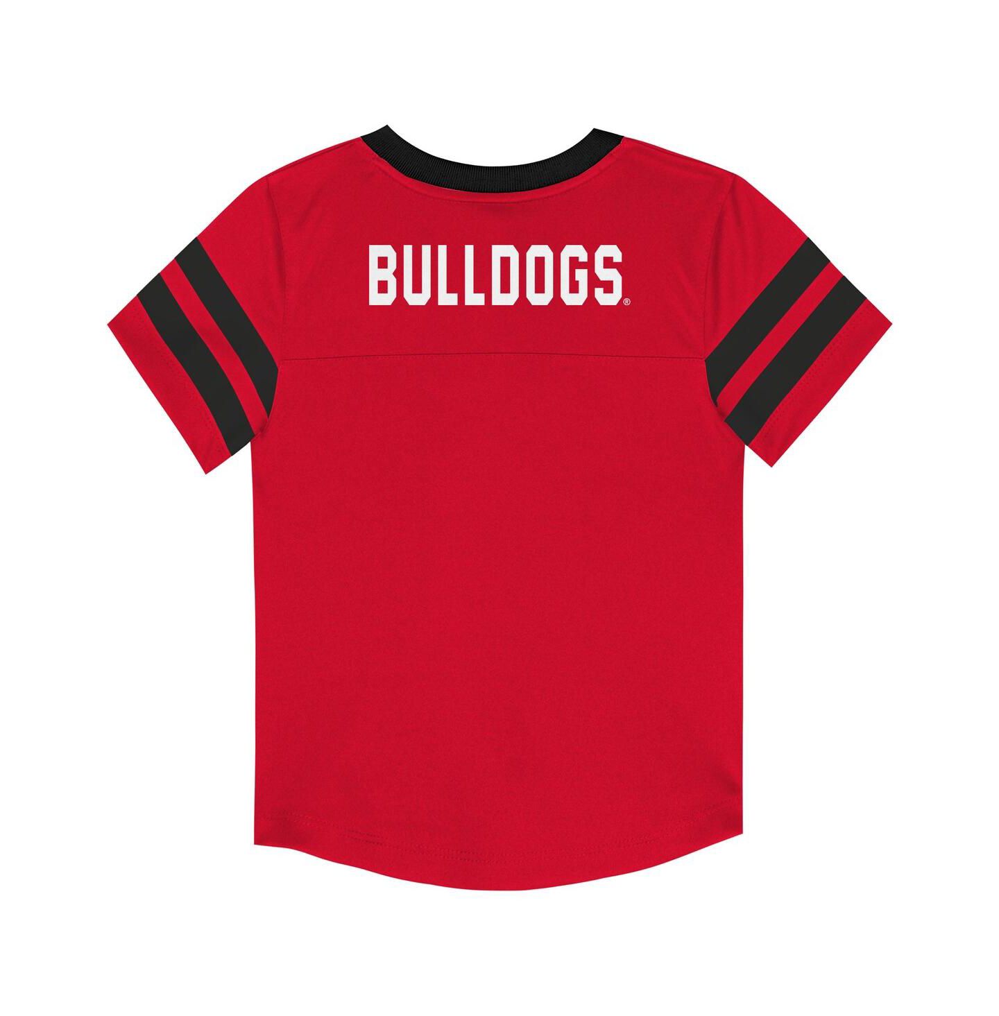 Детский комплект Outerstuff Baby Boys and Girls 2-Piece Red Georgia Bulldogs Team Logo Red Zone Top and Pants Set — фото 3
