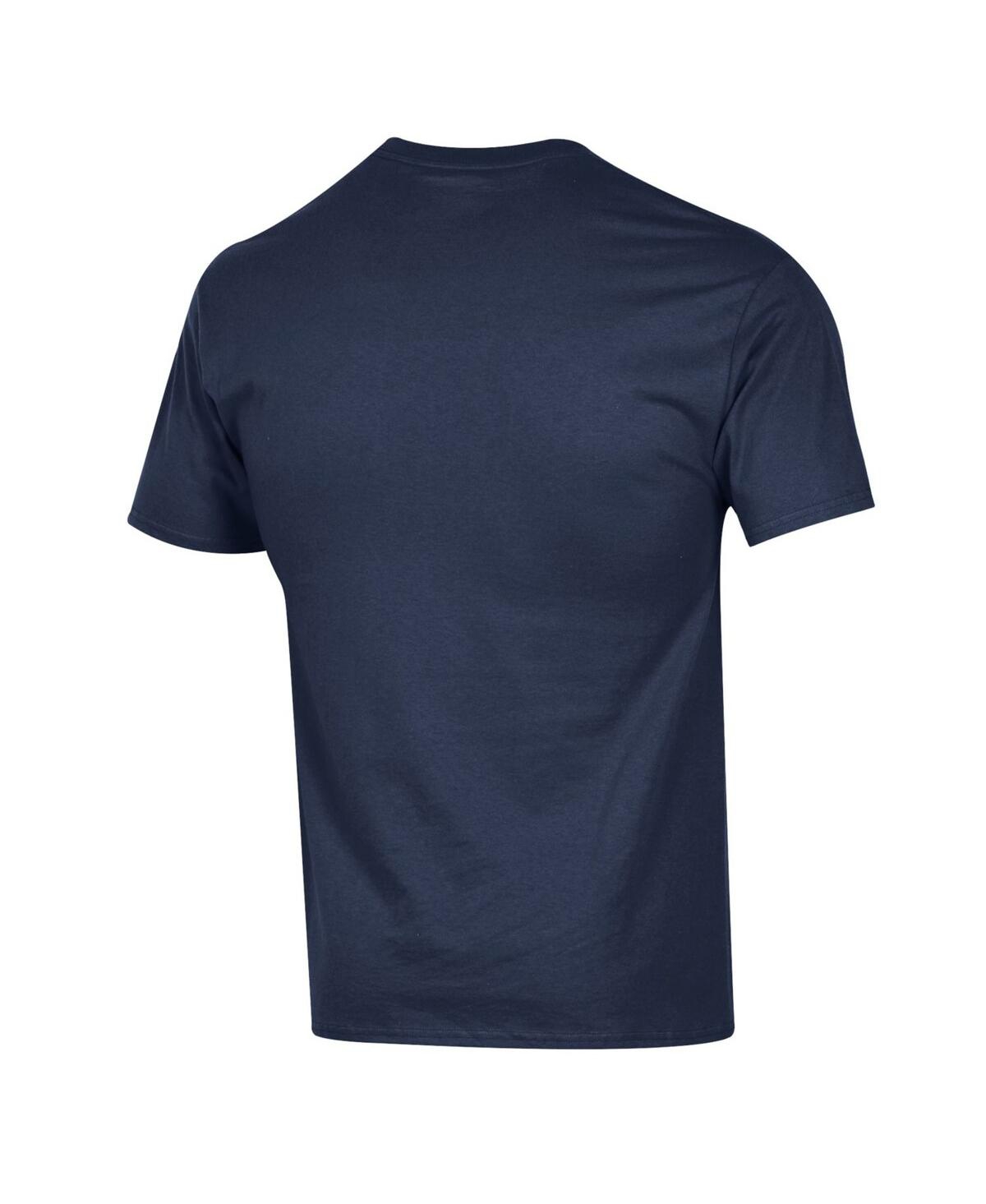 Champion Men's Navy Georgetown Hoyas Basic Arch T-shirt In Blue