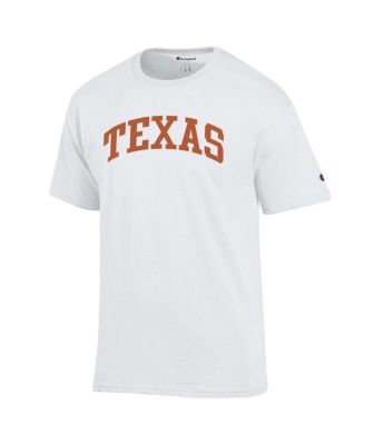 Men's White Texas Longhorns Basic Arch T-Shirt