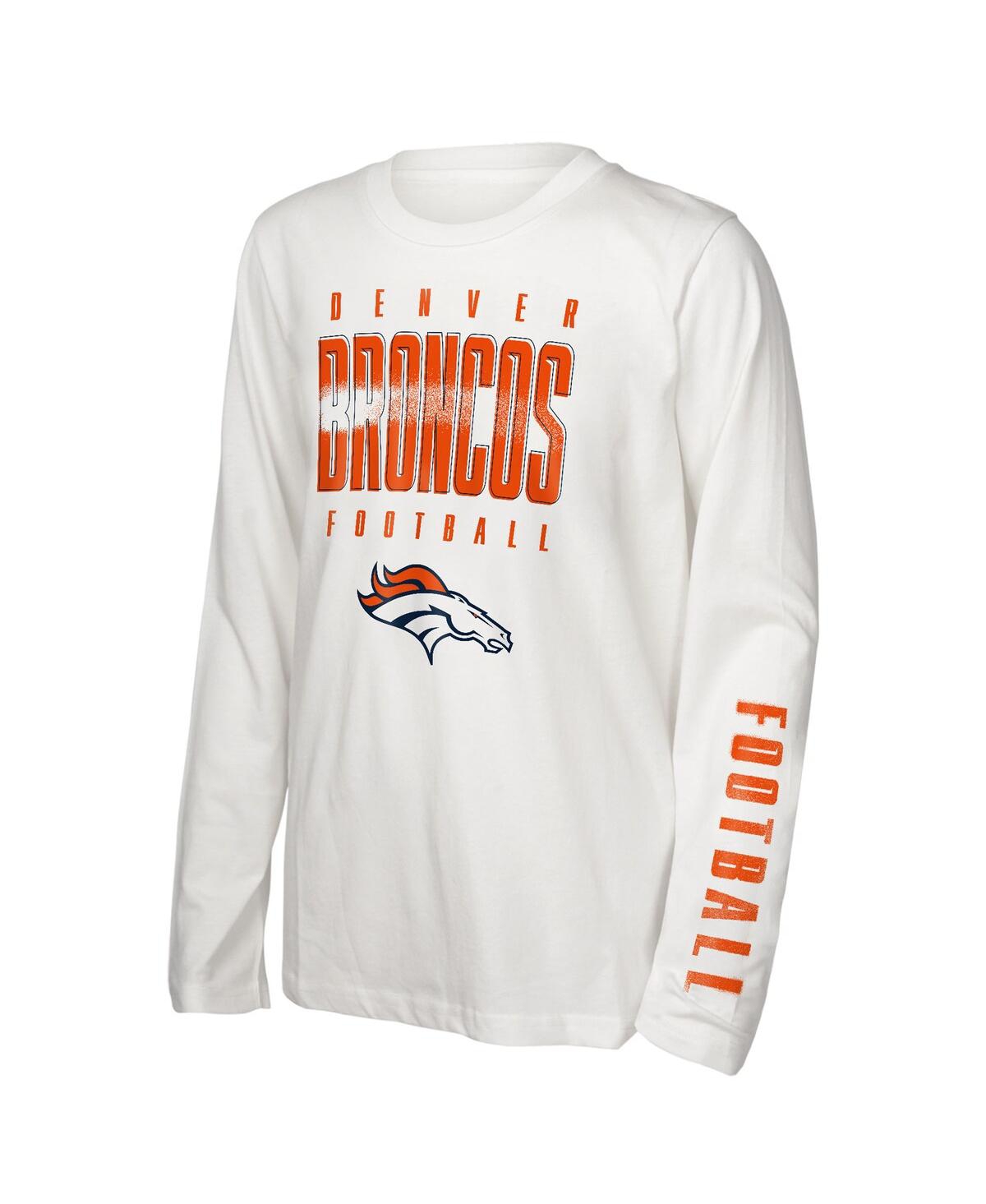 Outerstuff Preschool Denver Broncos The Mix Combo T-shirt Set In Multi