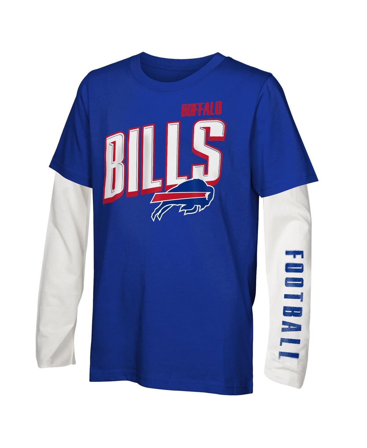 Outerstuff Big Boys And Girls Buffalo Bills The Mix Combo T-shirt Set In Multi