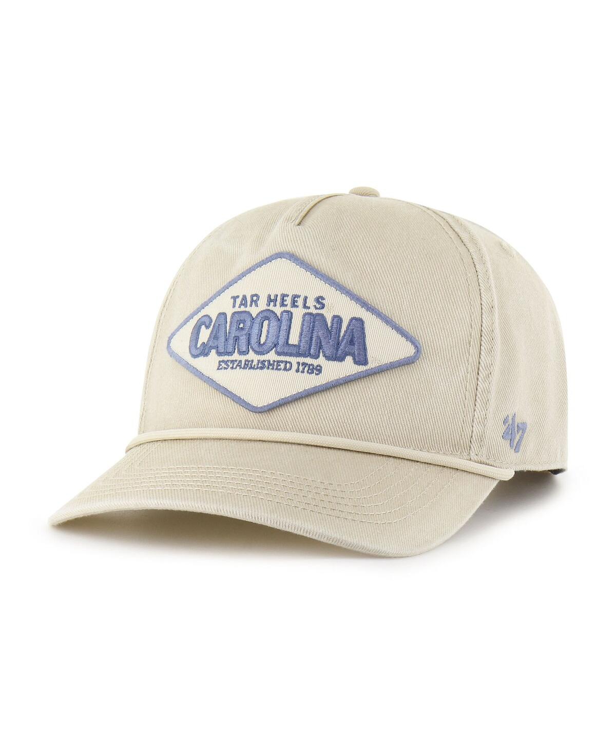 47 Brand Men's And Women's Cream North Carolina Tar Heels Outdoorsmen Cairn Hitch Adjustable Hat In White