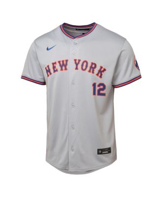 Big Boys and Girls Francisco Lindor Gray New York Mets Road Limited Jersey