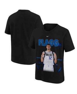 Nike - Big Boys and Girls Cooper Flagg Black Dallas Mavericks New Faces x New Places T-Shirt