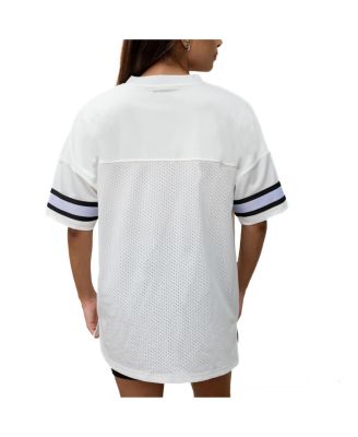Women's White Texas Longhorns Iconic Oversized Fashion Jersey