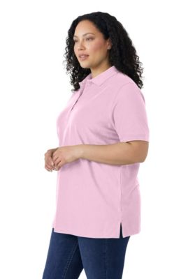 Women's Plus Size Perfect Short-Sleeve Polo Shirt