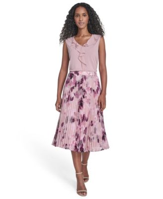 Women’s Printed Chiffon Midi Skirt