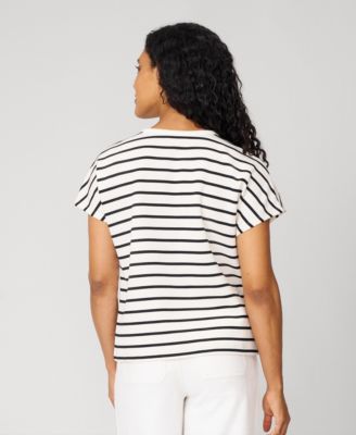 Women's Striped Crewneck Relaxed Tee