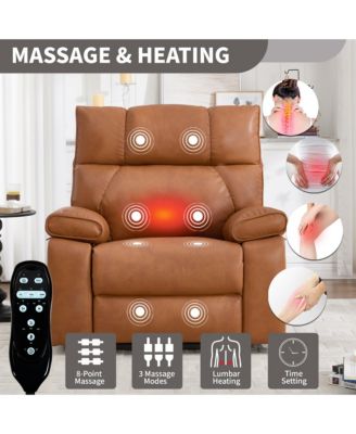 Massage Dual Motor Infinite Position Recliners Electric Lift Chair with Cup Holders and Power-Remote