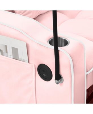 1 Pc. Chenille Upholstered Convertible Sleeper Chair Sofa Bed