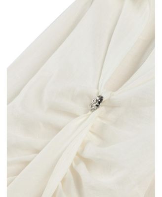 Women's Linen Mini Dress with Accessory Detail