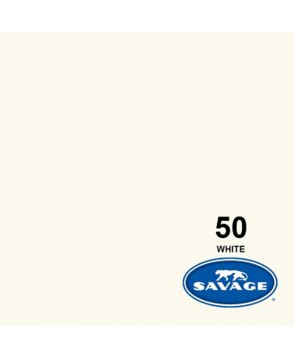 2 Pack Widetone Seamless Background Paper, 86" wide x 36' White, #50 - With Microfiber Cleaning Cloth