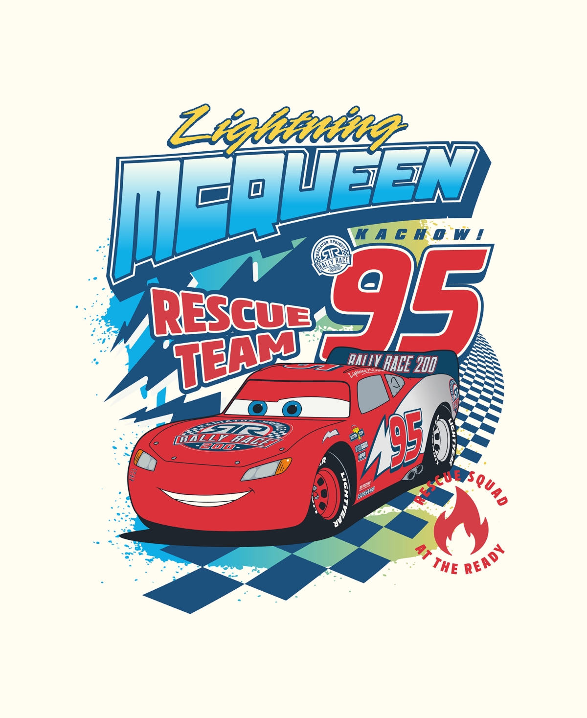 Cars Boys 2T-5T Rescue Team Short Sleeve T-Shirt