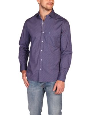 Men's Retro Geo Long Sleeve Shirt