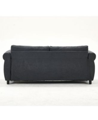 80.7" 2-in-1 Sofa Bed Sleeper with Large Mattress