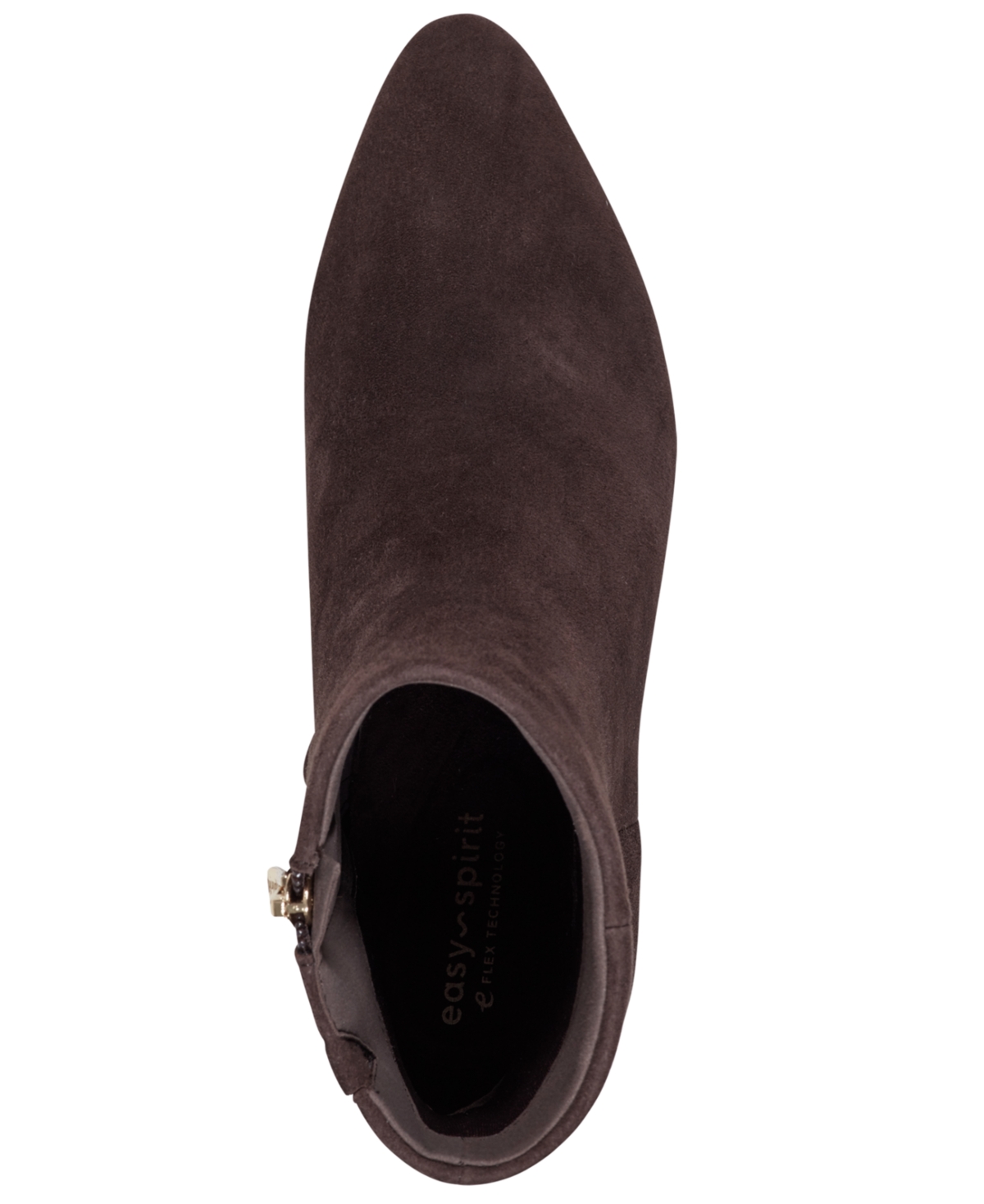 Easy Spirit Women's Isra Eflex Tapered Block Heel Dress Booties In Brown
