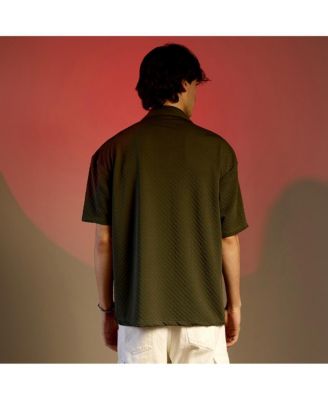 Men's Cubic Utility Oversized Shirt