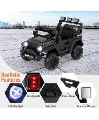 12V Kids Ride On Truck with 212V Motors Spring Suspension & Remote Control