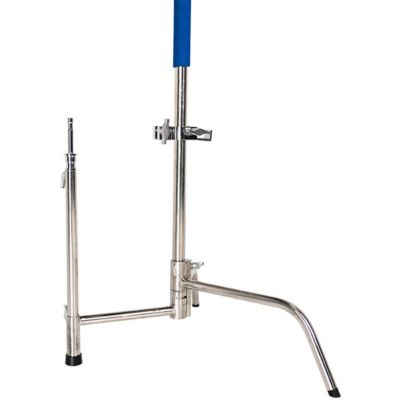 Stainless Steel C-Stand with Grip Arm and Turtle Base Kit, 9.5'