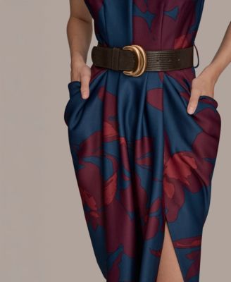 Women's Belted Sheath Dress