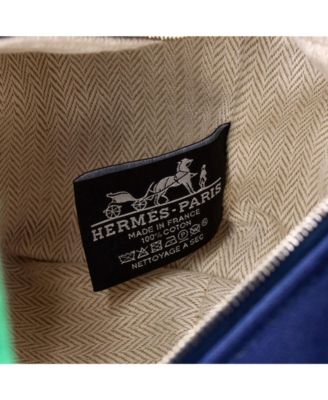 Pre-Owned HERMÃ‰S PM Bride-A-Brac Travel Case Toile