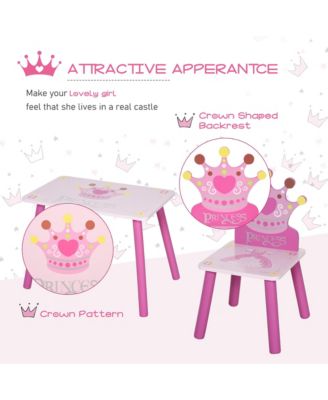 3 Piece Kids Table and Chair Set,