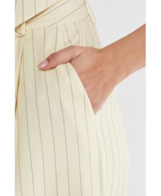 Women's Pinstripe Tailored Pants