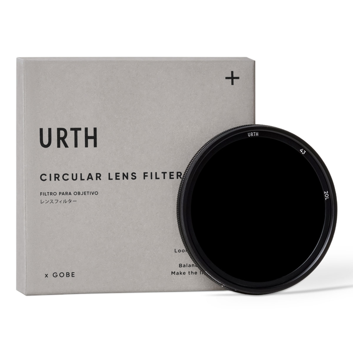 Urth 43mm Circular Variable ND64-1000 6 to 10-Stop Lens Filter Plus+