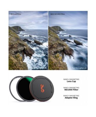 62mm Nano-X Neutral Density ND1000 3.0 10-Stop Magnetic Filter