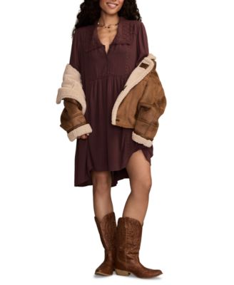 Women's Peter Pan Collar Mini Dress