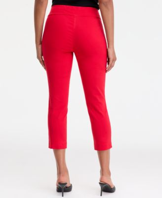 Women's Bengaline Pull-On Capri Pants