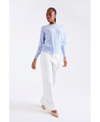 Women's Alaia Long Sleeve 100% Cashmere Sweater