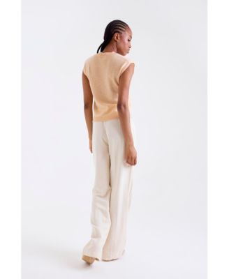 Women's Zarah Crew Neck 100% Cashmere Vest