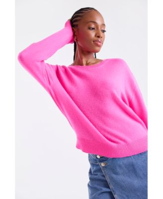 Women's Maila Long Sleeve 100% Cashmere Sweater